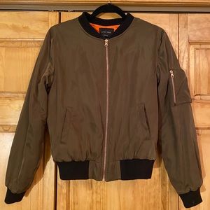 Green Bomber Jacket